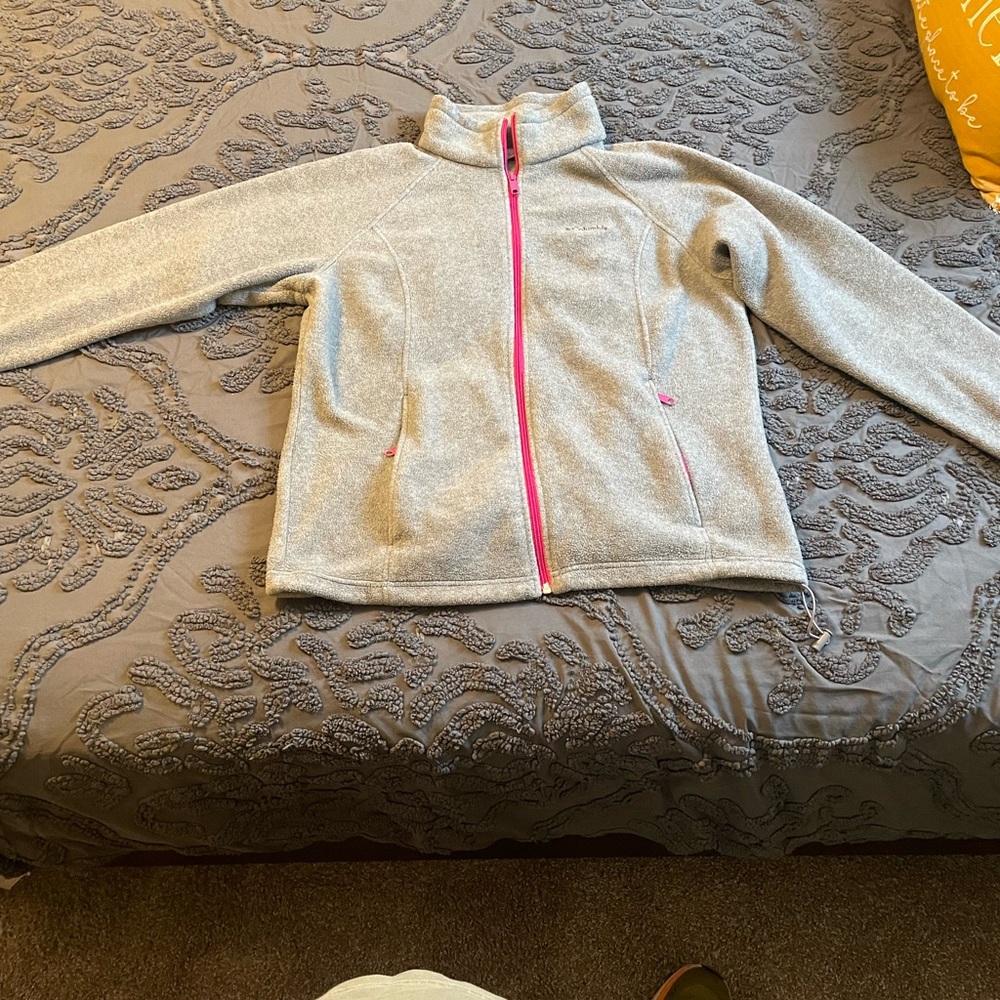 Columbia Gray Fleece Pullover